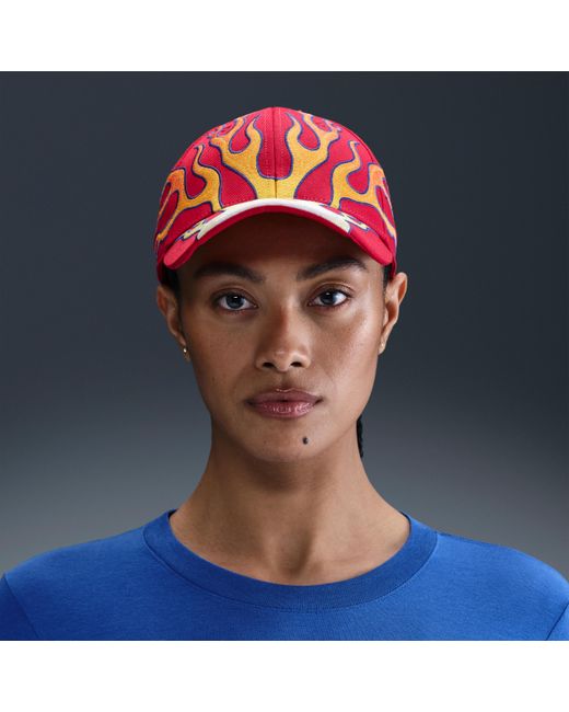 Nike Club Cap Structured Og Flame Cap in Blue | Lyst