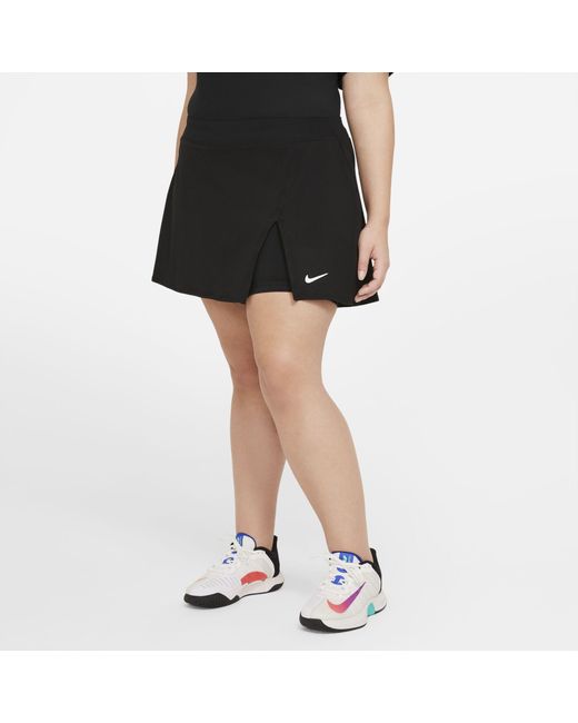 Nike Synthetisch Court Victory Tennisrok in het Zwart - Lyst