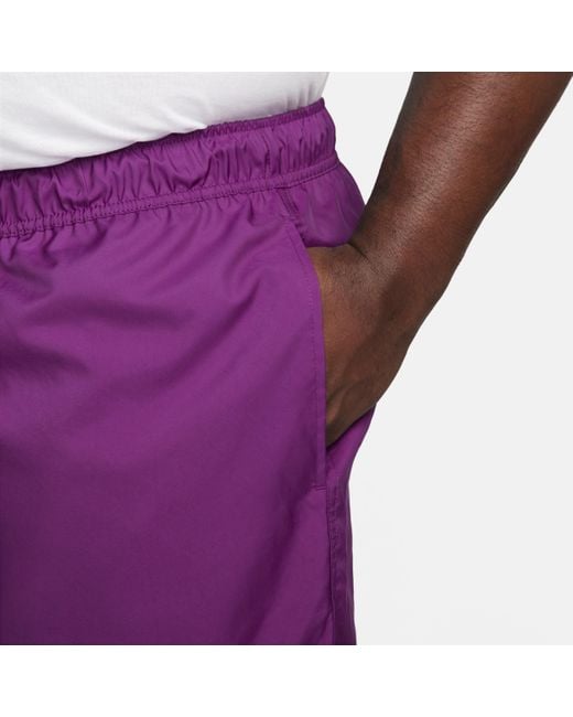 Nike Purple Club Woven Flow Shorts for men