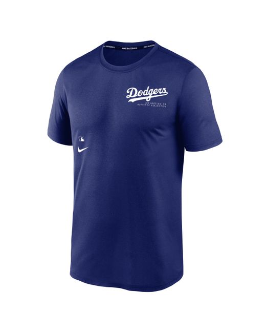 Nike Blue Los Angeles Dodgers Authentic Collection Early Work Men's Dri-fit Mlb T-shirt for men
