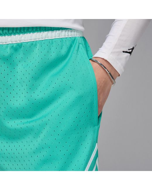 Nike Green Nike Sport Dri-Fit Mesh Diamond Shorts for men