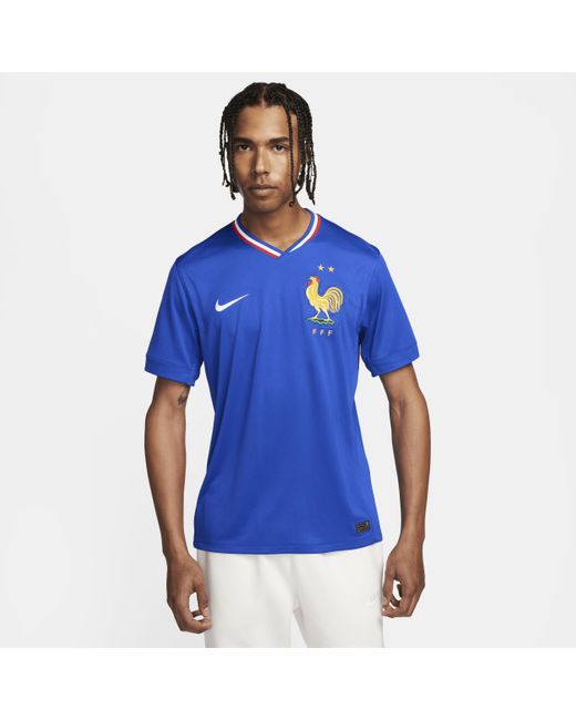 Nike Blue Fff ( Team) 2024/25 Stadium Home Dri-fit Football Replica Shirt 50% Recycled Polyester for men