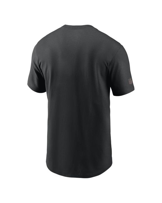 Nike Black Cincinnati Bengals Sideline Team Issue Dri-fit Nfl T-shirt for men