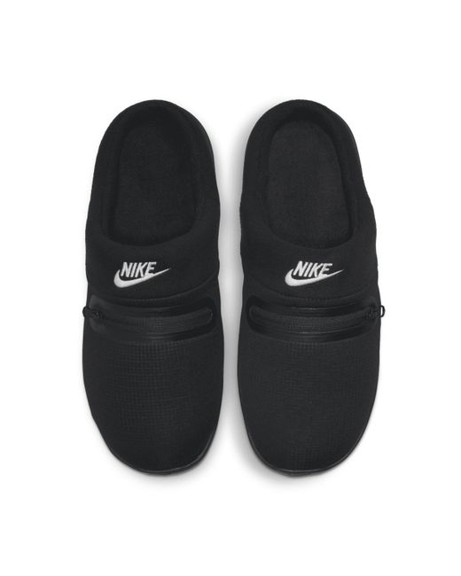 Nike Black Burrow Slippers for men