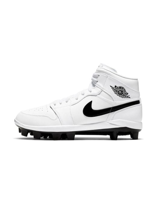 Nike White Jordan 1 Retro Mcs Baseball Cleat for men