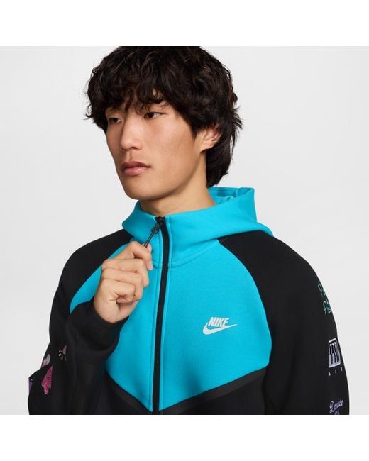 Nike Blue Sportswear Tech Fleece X Doernbecher Freestyle Full-Zip Hoodie for men