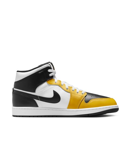Nike Yellow Air 1 Mid Shoes for men
