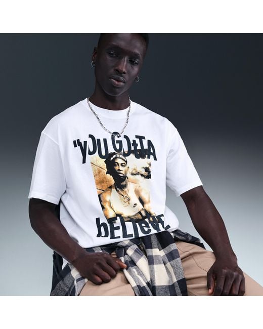 Nike Blue Sportswear Max90 T-Shirt for men