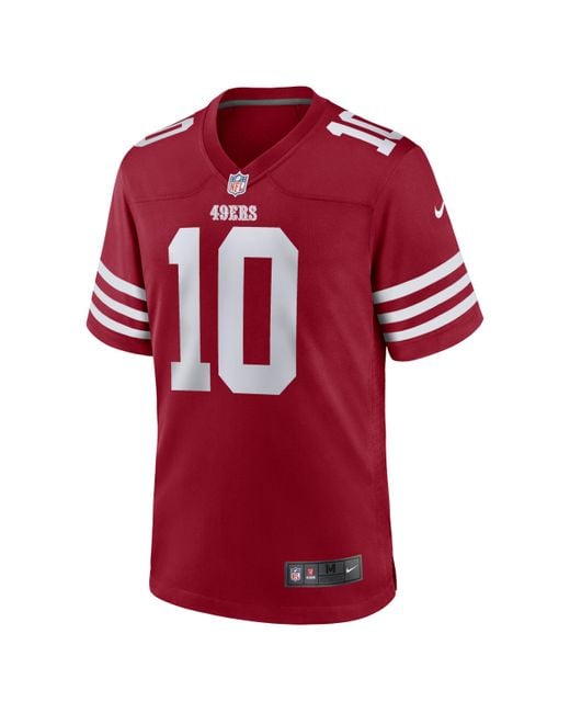 Nike Red Nfl San Francisco 49Ers (Jimmy Garoppolo) Game American Football Jersey for men