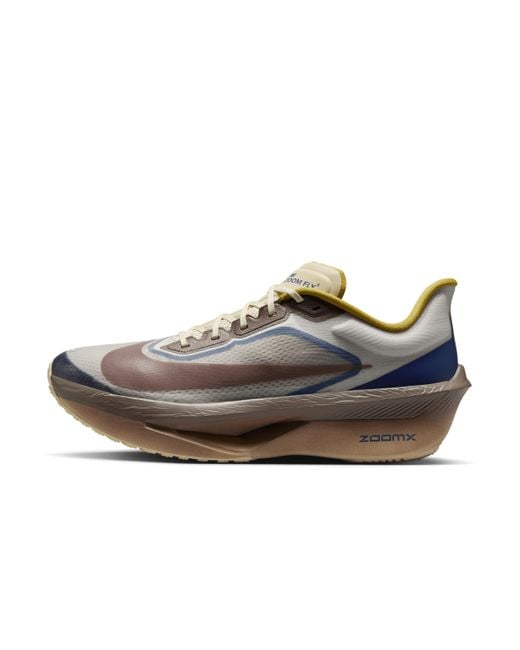 Nike Brown Zoom Fly 6 Prm Road Racing Shoes for men