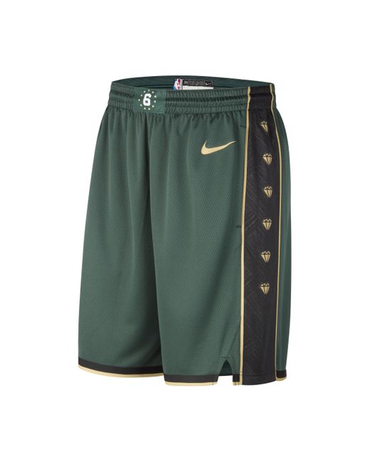 Nike Boston Celtics City Edition Dri-fit Nba Swingman Shorts In Green ...