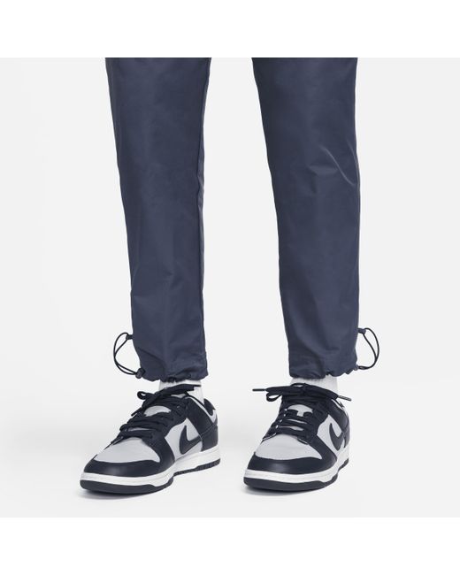 Nike Blue Sportswear Repeat Woven Trousers Nylon for men