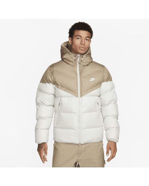 Nike Windrunner Primaloft® Storm-fit Hooded Puffer Jacket 50% Recycled  Polyester in White for Men | Lyst UK