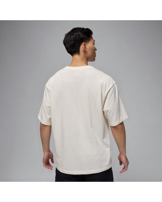 Nike White Nike Flight Essentials Oversized T-Shirt for men