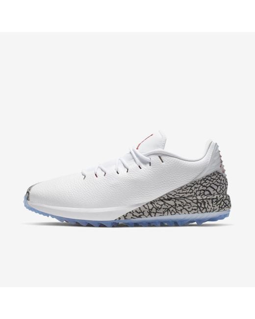 Nike Jordan Adg Golf Shoe in White for Men | Lyst