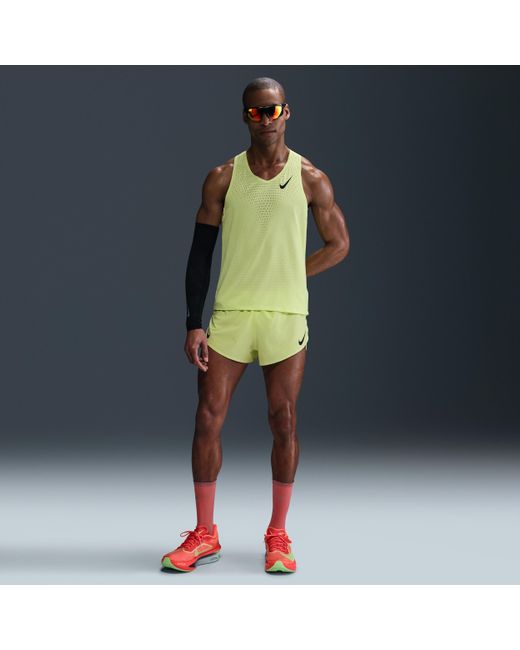 Nike Green Aeroswift Dri-Fit Adv Running Vest for men