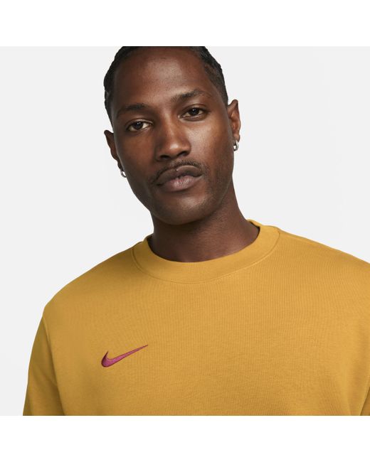 Nike Yellow Paris Saint-germain Club Football Crew-neck French Terry Sweatshirt Polyester for men