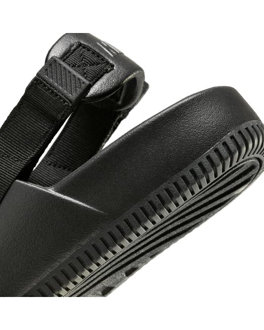 Nike Black Calm Mules