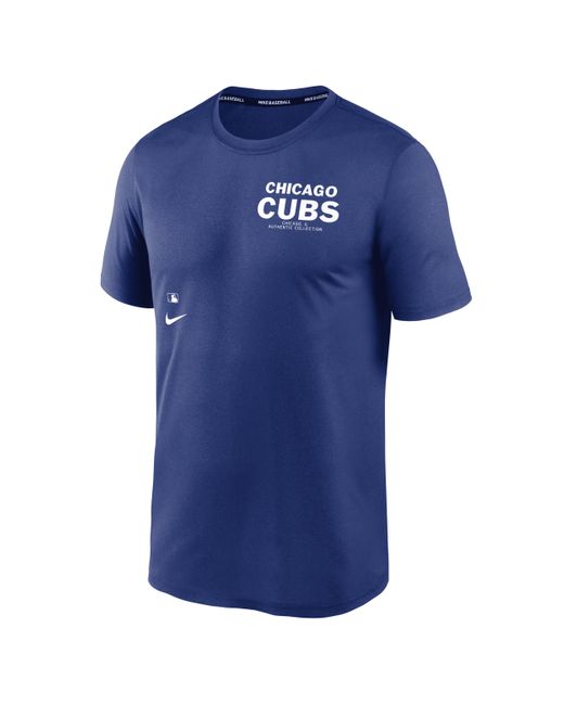 Nike Blue Chicago Cubs Authentic Collection Early Work Men's Dri-fit Mlb T-shirt for men
