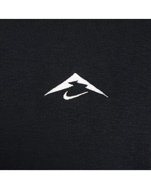 Nike Black Trail Magic Hour Dri-Fit Running Hoodie for men