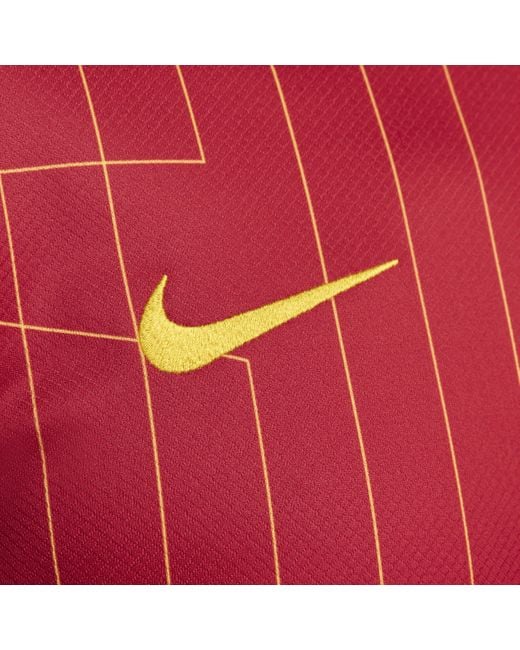 Maglia da calcio replica dri-fit liverpool fc 2024/25 stadium da uomo di Nike in Red da Uomo