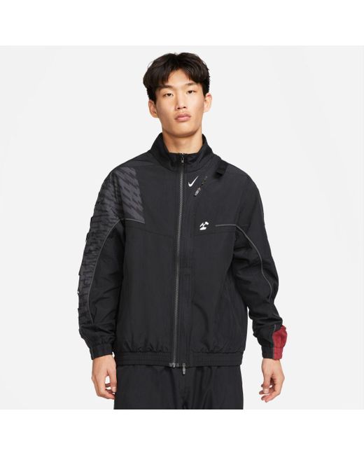 Nike Synthetic X AcronymÂ® Woven Jacket in Black,Black (Black) for Men - Lyst