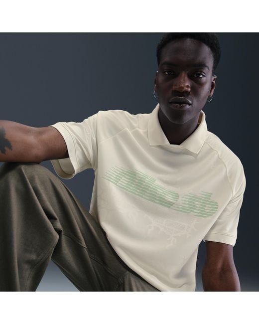 Nike Blue Sb Dri-Fit Jacquard Skate Jersey for men