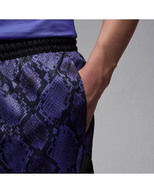 Nike Blue Sport Dri-Fit Mesh Diamond Shorts for men