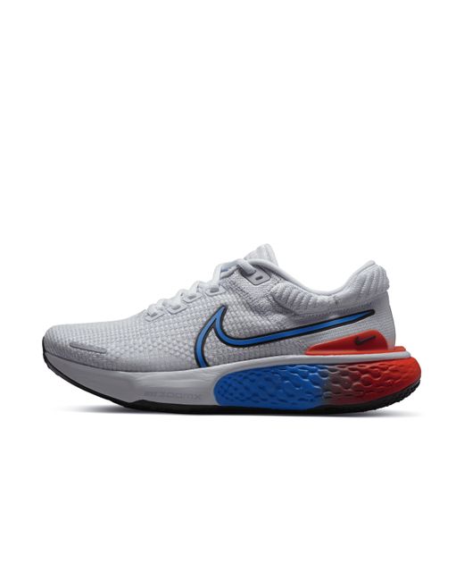 Nike Blue Zoomx Invincible Run Flyknit 2 Road Running Shoes