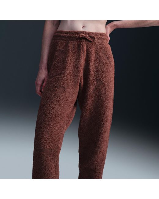 Nike Blue Sportswear Phoenix Cozy Bouclã High-Waisted Oversized Knit Pants