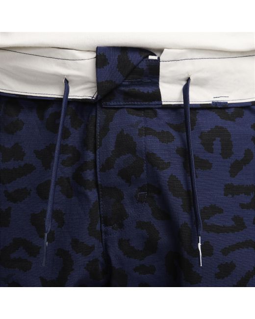 Nike Sb Kearny Shorts Met Volledige Print in het Blue voor heren