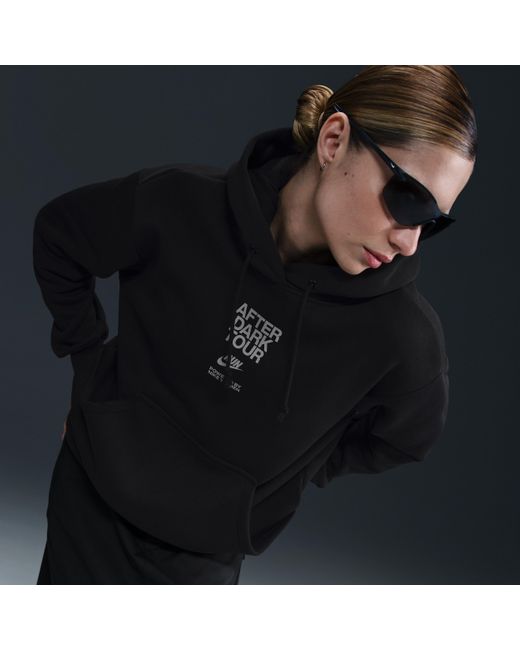 Nike Black After Dark Tour Oversized Graphic Hoodie