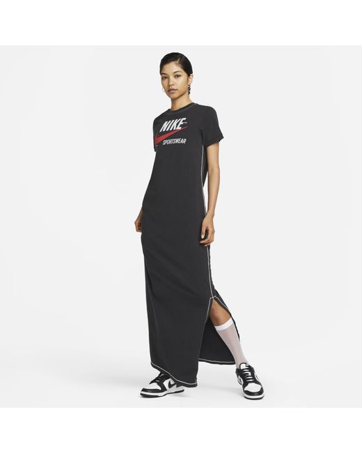 Nike Sportswear Maxi Dress In Black,