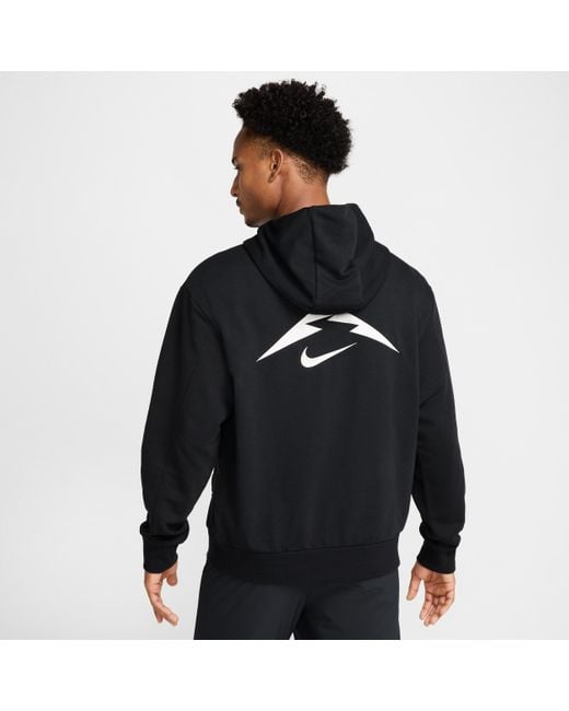 Nike Black Trail Magic Hour Dri-Fit Running Hoodie for men