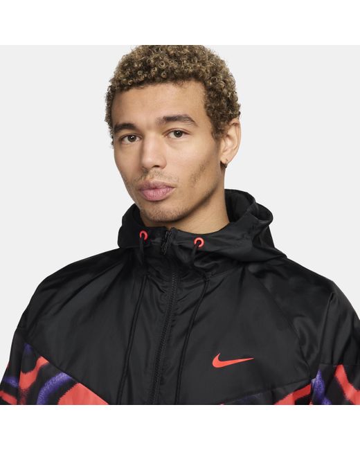 Nike Blue Sportswear Windrunner Woven Lined Jacket Polyester for men