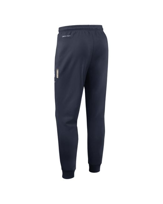 Nike Blue Chicago Bears Ground Game Sideline Dri-Fit Nfl Taper Pants for men