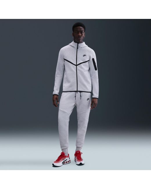 Nike White Tech Full-Zip Windrunner Hoodie for men