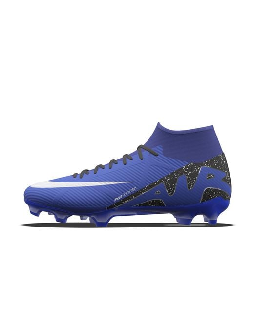 Nike Mercurial Superfly 9 Academy By You Custom Firm ground Soccer Cleats in Blue for Men Lyst