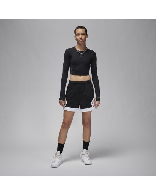 Nike Black Jordan Sport 10cm (approx.) Diamond Shorts Polyester