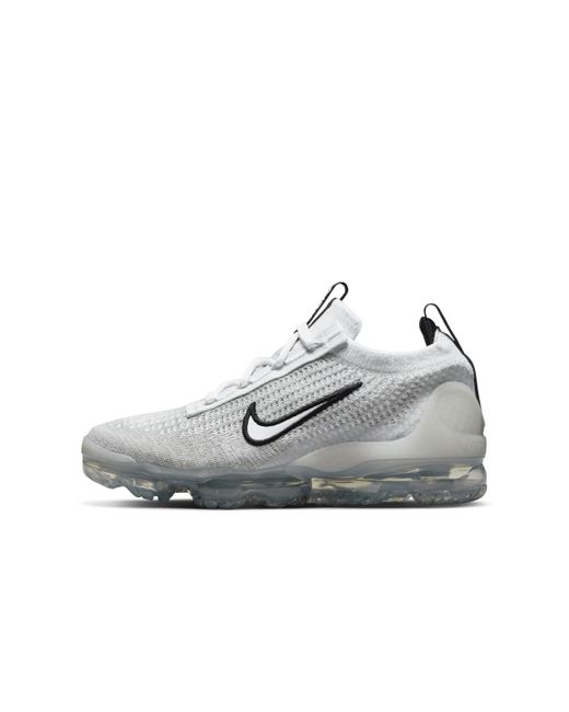 Nike Gray Air Vapormax 2021 Fk Older Kids' Shoes for men