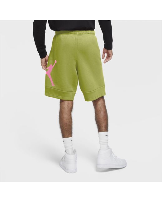 Nike Jordan Jumpman Air Men's Fleece Shorts in Green for Men | Lyst UK