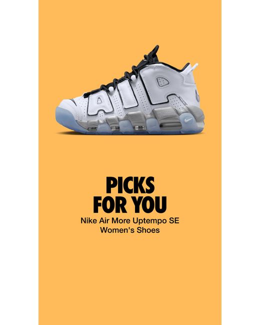 Nike Air More Uptempo Se Shoes in Gray | Lyst