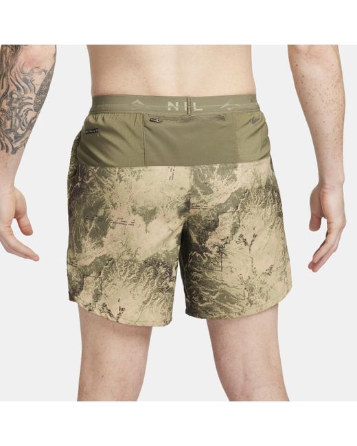 Shorts Da Running 18 Cm Con Slip Foderati Dri-Fit Stride – Uomo di Nike in Natural da Uomo