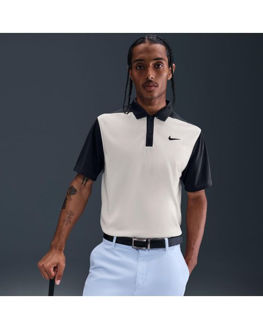 Nike Blue Victory+ Dri-Fit Golf Polo for men