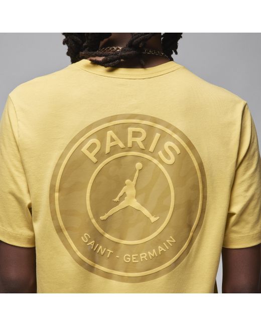 Nike Paris Saint-germain T-shirt in het Yellow voor heren