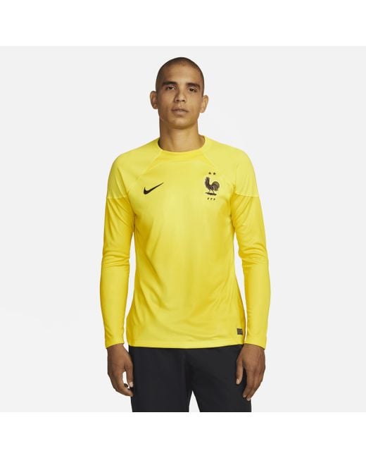 Men's Nike Yellow Tottenham Hotspur 2022/23 Stadium Replica Goalkeeper Jersey