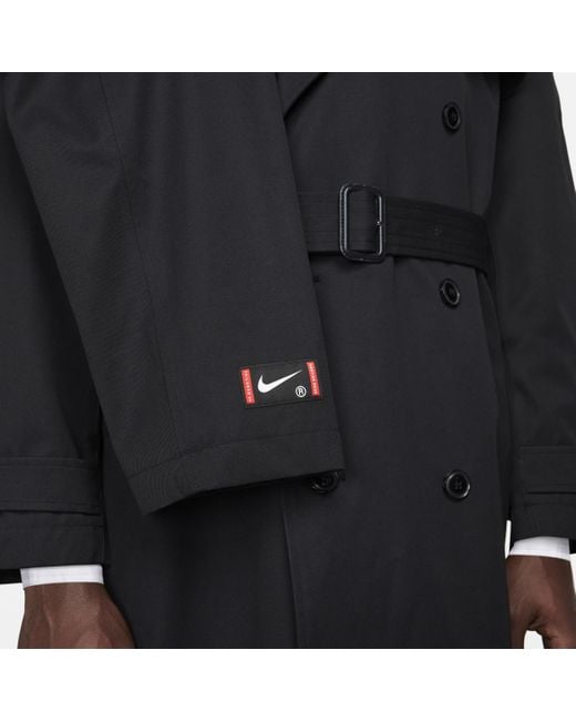 Nike Black X Martine Rose Trench Coat Polyester