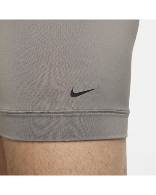 Nike Blue Dri-fit Essential Micro Boxer Briefs (3-pack) for men