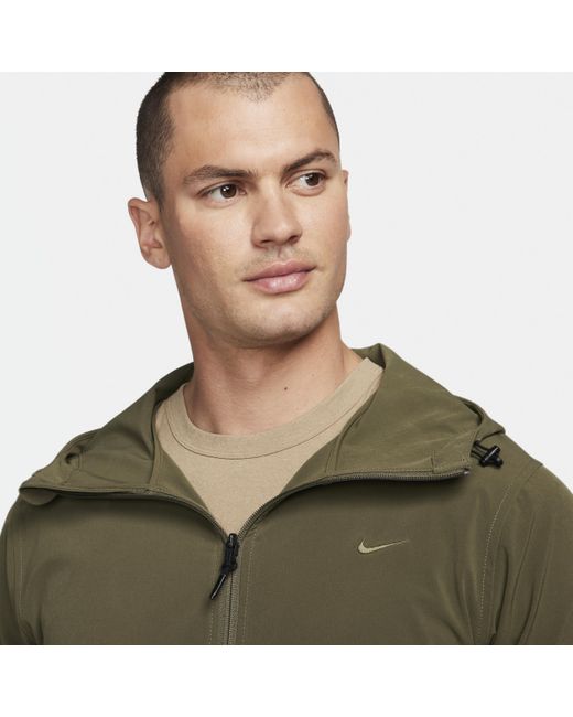 Nike Green Unlimited Water-repellent Hooded Versatile Jacket for men