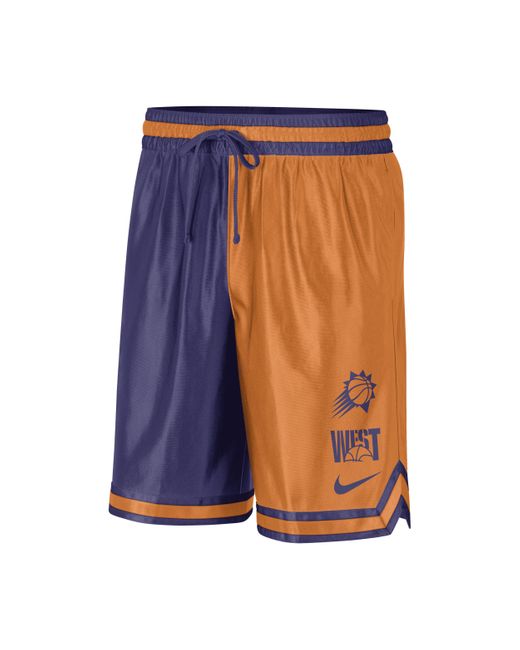 Nike Phoenix Suns Courtside Drifit Nba Graphic Shorts In Orange, in Blue for Men Lyst